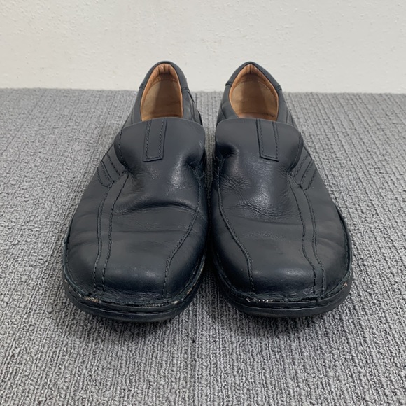 Clarks Collection Loafers Men's Size 8 M Black Leather Escalade Step Slip on - Picture 3 of 13